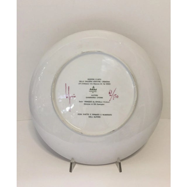 Triptych Dish by Gianmaria Ciferri for Edizioni d'Arte Della Galleria Ventitre, 1970s For Sale - Image 4 of 5