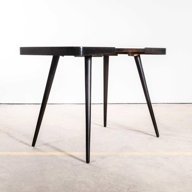 White Opaxit Glass Occasional Table from Jiri Jiroutek, Czech, 1950s For Sale - Image 3 of 7