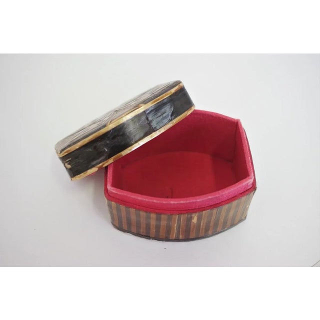 Venice Boxes in Fabric and Wood, 1970s, Set of 5 For Sale - Image 10 of 18