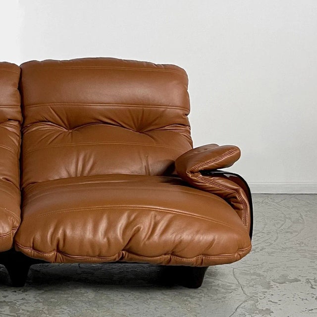 Marsala Sofa in Leather by Michel Ducaroy for Ligne Roset, 1970s For Sale - Image 12 of 13