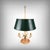 An elegant bouillotte lamp in gilt bronze and brass, featuring three beautifully sculpted dolphin arms. At its center, the...