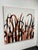 Abstract Victor Langer Graphilia Printed Canvas Panel, Circa 1973 For Sale - Image 3 of 12