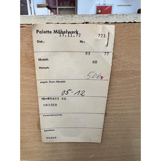 Brown Highboard from Palette Möbelwerk Wernau, 1972s For Sale - Image 8 of 14