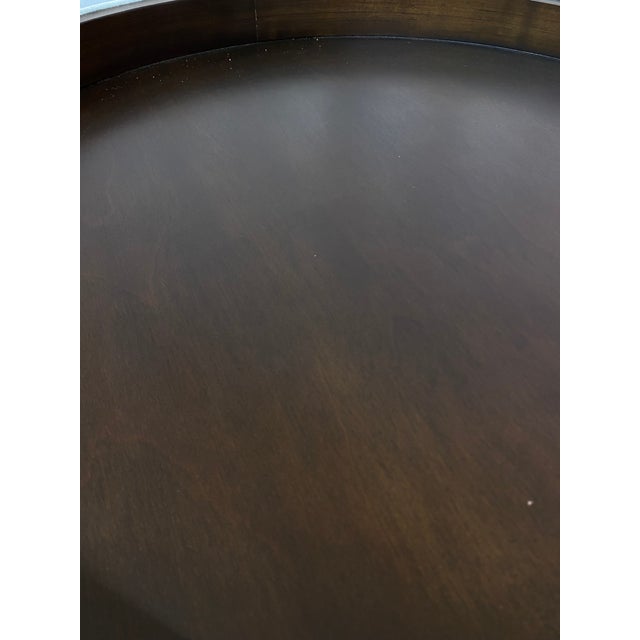 Kravet Kravet Hollywood Regency Upholstered Coffee Table in Pale Blue Velvet With Lucite Legs For Sale - Image 4 of 7
