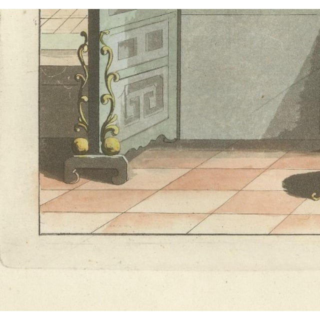 Ferrario, Chinese Interior Scene with Official and Guard Costumes, 1815, Print For Sale - Image 11 of 12