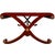 Late 20th Century Neoclassical Flame Mahogany & Satinwood Inlaid Curule Coffee Table For Sale - Image 17 of 18