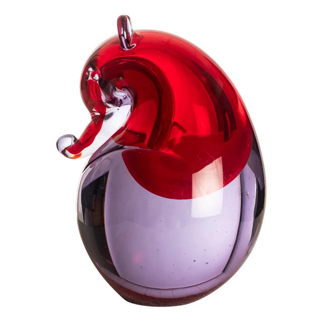 Vintage Murano Glass Sculpture by Antonio Da Ros for Cenedese, 1960 For Sale