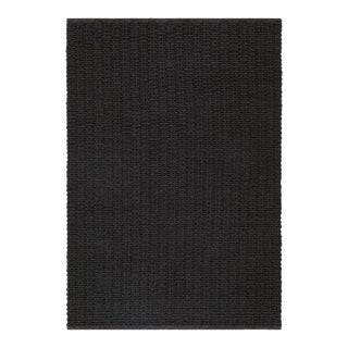 Driftwood Handmade Rug Charcoal 5x8 For Sale