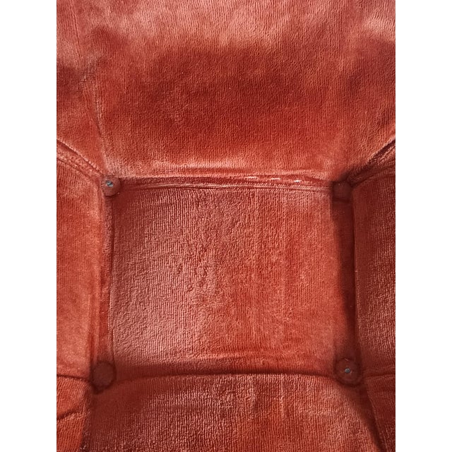 Vintage Velvet and Chrome Chairs by Gastone Rinaldi, 1970, Set of 2 For Sale - Image 10 of 16
