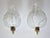 La Murrina Murano White and Clear Glass Leaf Wall Sconces - a Pair For Sale - Image 13 of 13
