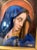 A. Leclair, The Madonna, 20th Century, Enamel on Metal For Sale - Image 5 of 8
