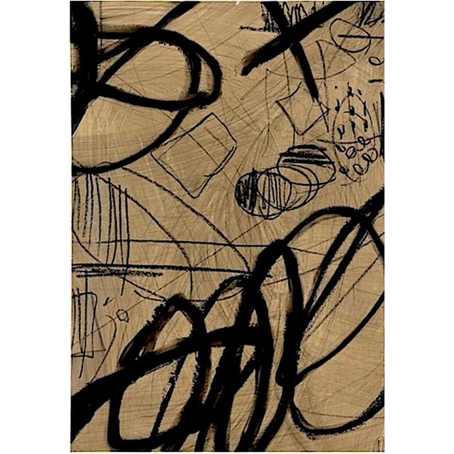 2020s Continuous Line I – IV by Murray Duncan 2026, Set of Four Original Mixed Media Works on Paper For Sale - Image 5 of 6