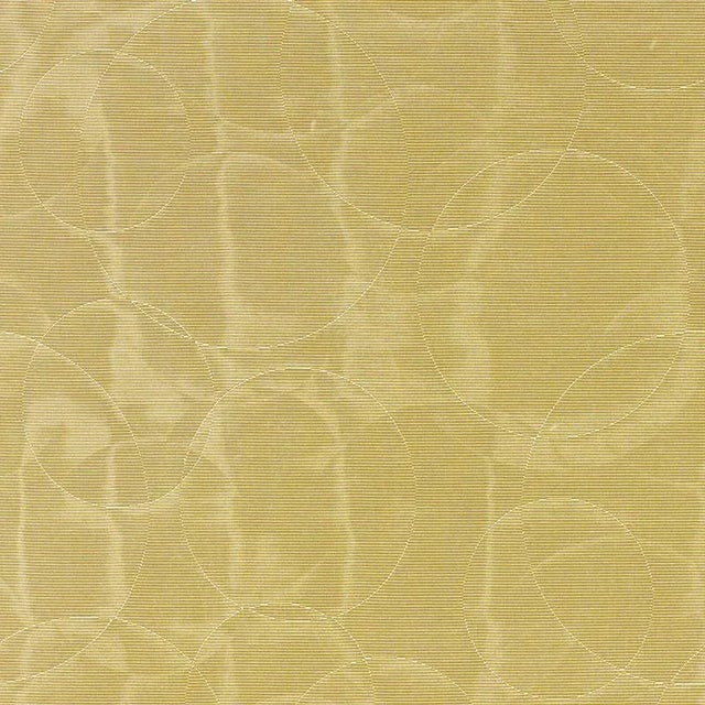 Schumacher Effervescence Fabric in Citrine For Sale