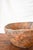 Solid wood bowl. Carved with a beautiful rustic finish. Great as a center piece. Flat bottomed.