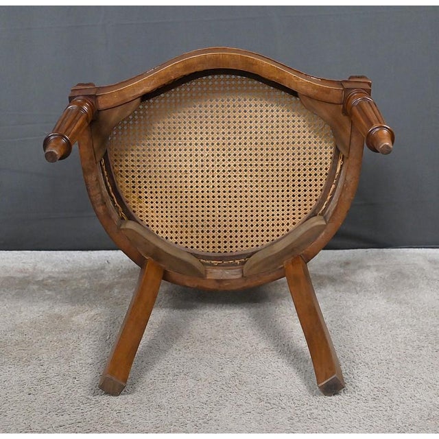 Louis Philippe Walnut Office Chair, Early 19th Century For Sale - Image 15 of 16