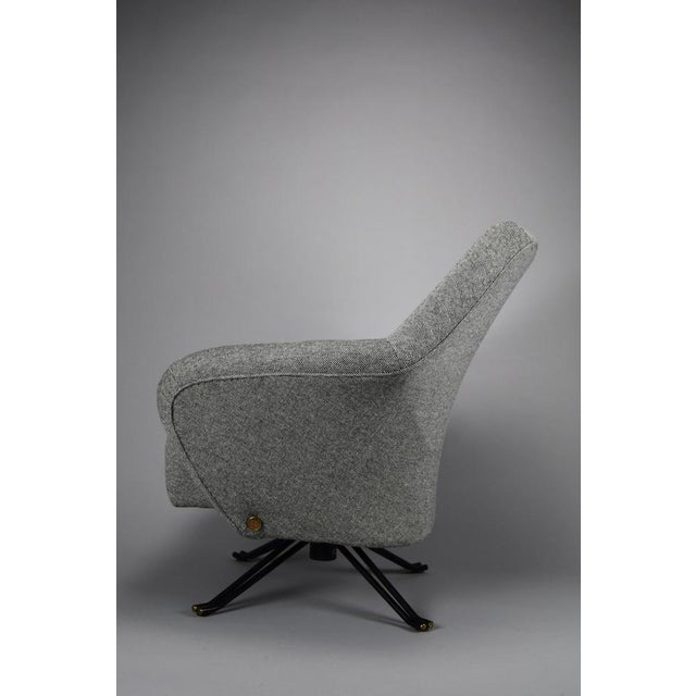 Mid-Century Italian P32 Lounge Chair by Osvaldo Borsani for Tecno, 1960 For Sale - Image 12 of 14