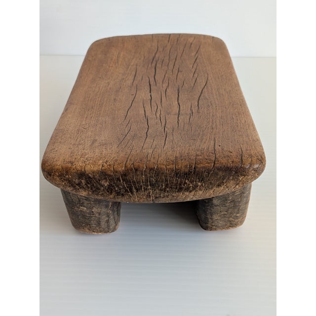 Tribal Vintage Hand Carved African Senufo Women's Stool For Sale - Image 3 of 5