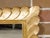 Giltwood Italian 1950s Carved Petal Themed Frame Midcentury Mirror For Sale - Image 4 of 10