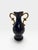 Limoges, France French Limoges Castel Cobalt Porcelain Miniature Amphora Vase – Fragonard Scene For Sale - Image 4 of 7