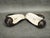 Rare original boxing training set from 1940s Czechoslovakia comprising a pair of leather boxing gloves and a leather...