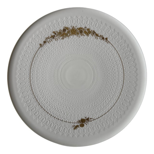 Vintage Romanze in Dur Cake Plate by Björn Wiinblad for Rosenthal, 1966 For Sale
