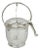 Vintage Victorian Silver Plated Reticulating Hinge Ice Bucket W/ "B" Monogram For Sale
