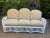 Vintage Rattan Cottage Sofa For Sale - Image 9 of 12