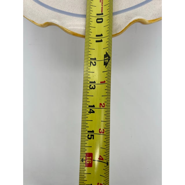 White Deruta Italian Cake Plate For Sale - Image 8 of 8