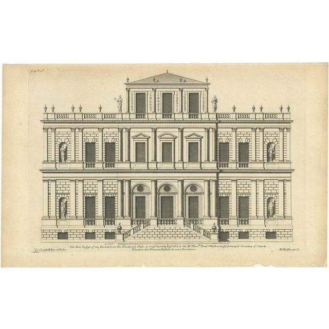 Campbell, A New Design for Sir Paul Methuen, 1725, Print For Sale