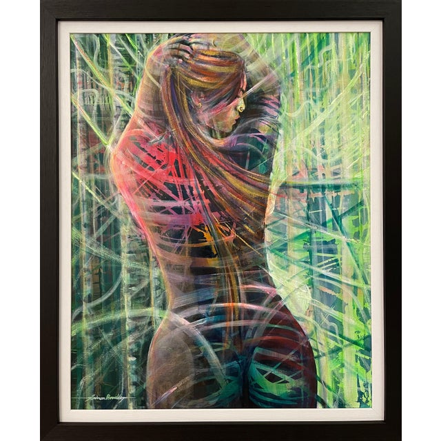 Contemporary Figurative Painting of Female Figure by British Artist 2020 For Sale