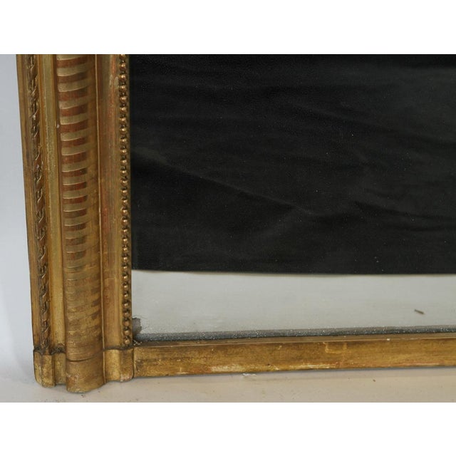 French 19th Century French Louis Philippe Giltwood Mirror For Sale - Image 3 of 3