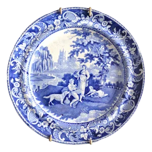 Wall Plate from Davenport, 1890s