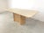 Brown Vintage Travertine Dining Table, 1970s For Sale - Image 8 of 12