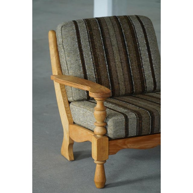Mid-Century Modern Danish Oak Lounge Chairs by Henning Kjærnulf, 1950s, Set of 2 For Sale - Image 15 of 18