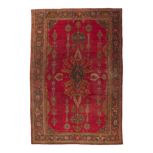 Antique Persian Sultanabad Rug - 11'04 x 16'11 For Sale