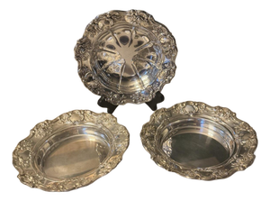 Vintage Towle Silverplate 7" Old Master Bowls - Set of 3