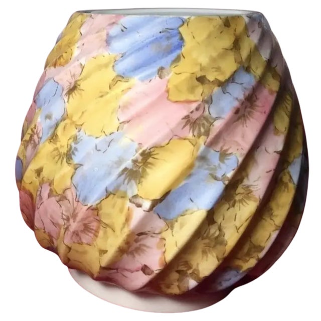 Antique Floral Porcelain Vase Ejd Bodley For Sale - Image 12 of 17