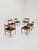 Wood Danish Dining Chairs in Teak with Leather Seats by Johannes Nogaard, 1960s, Set of 6 For Sale - Image 7 of 11