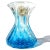 Beautiful antique Murano hand blown rich sapphire blue, control bubbles and flower decoration Italian art glass flower...
