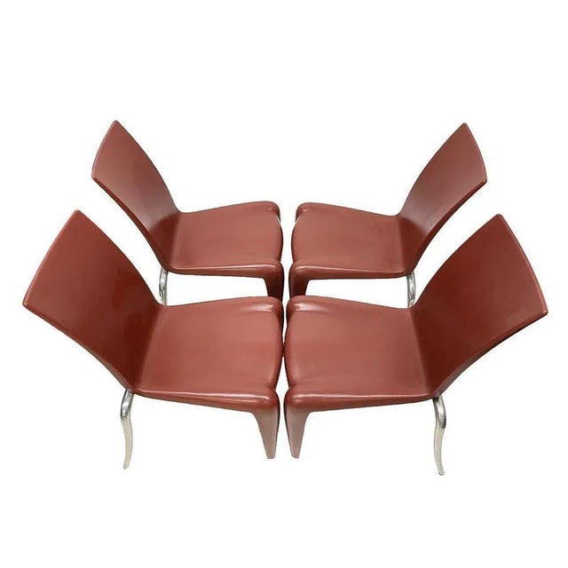 Louis 20 Stackable Chairs by Starck for Vitra, 1998, Set of 4 For Sale - Image 6 of 11