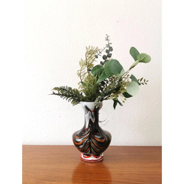 Vintage Opaline Vase by Carlo Moretti for Vb / Vetreria Borgonovo, Italy, 1960s For Sale - Image 4 of 12