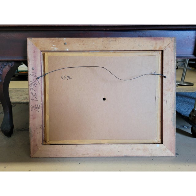 1950s Impressionist Plein Air Landscape Oil Painting by Yolande Ardissone, Framed For Sale - Image 4 of 7