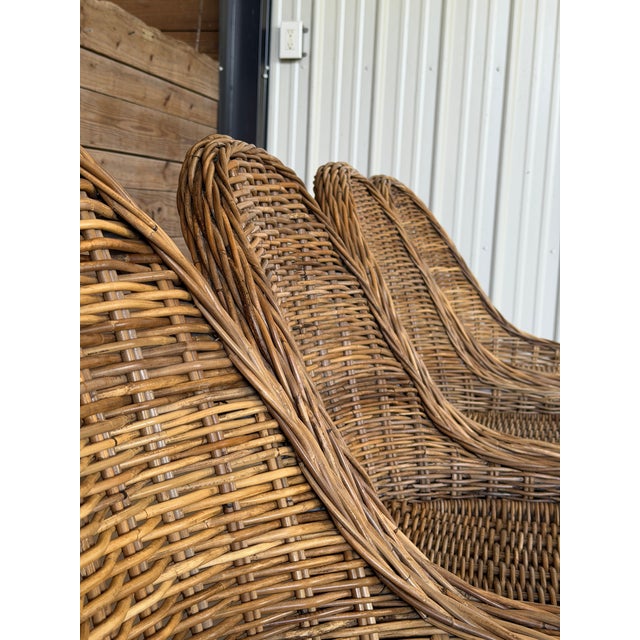 Bring effortless coastal character to your dining space with this fabulous set of eight braided rattan dining chairs by...