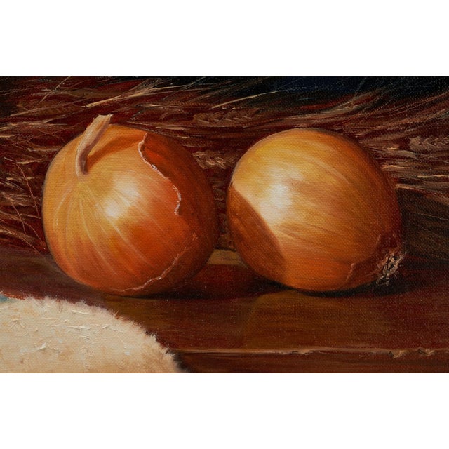 Mid 20th Century Sue Krzyston O/C Painting, Textures From Nature For Sale - Image 4 of 6