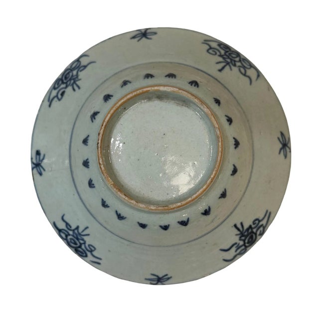 Blue Chinese Qing Dynasty Bowl For Sale - Image 8 of 8