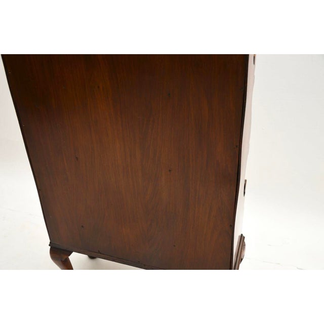Antique Burr Walnut Cascading Open Bookcase, 1900s For Sale - Image 10 of 11