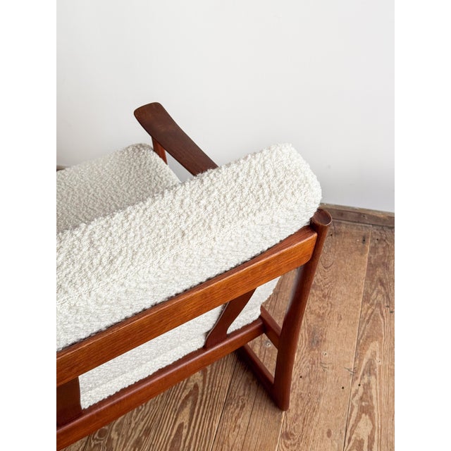 FD130/3 3-Seater Sofa with Bouclé Cover by Peter Hvidt for Cado For Sale - Image 15 of 18