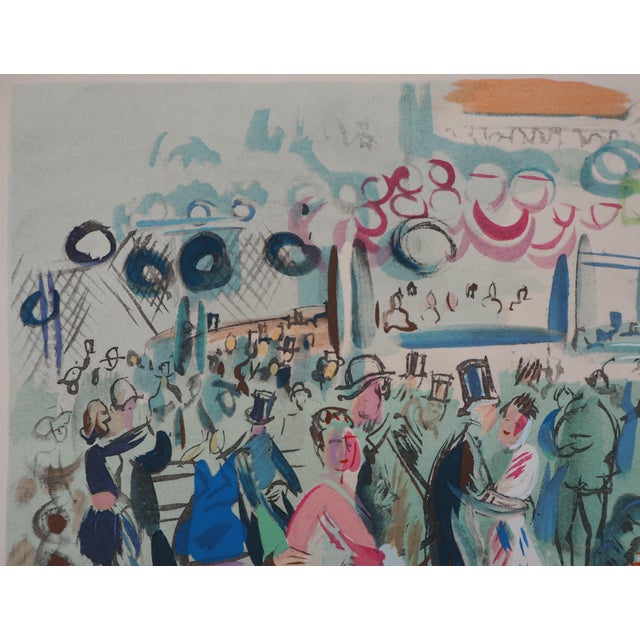 Raoul Dufy, Ball at the Moulin de la Galette, 1953, Original Lithograph For Sale - Image 7 of 9
