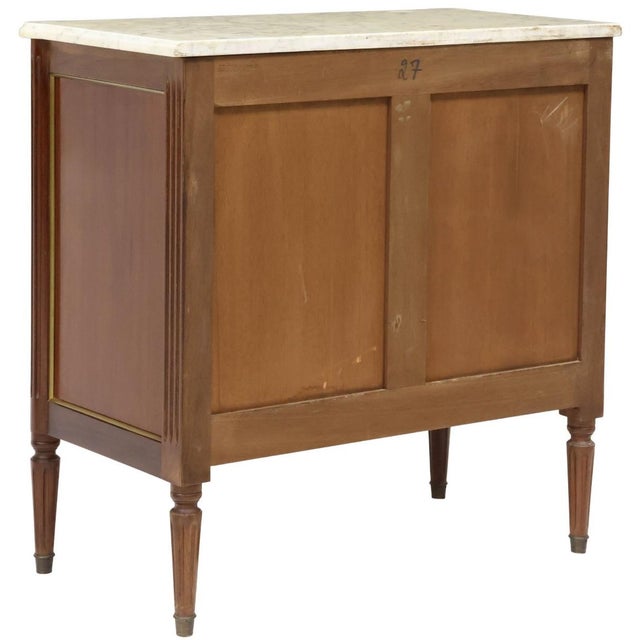 French Early 20th Century French Louis XVI Style Mahogany Commode For Sale - Image 3 of 5