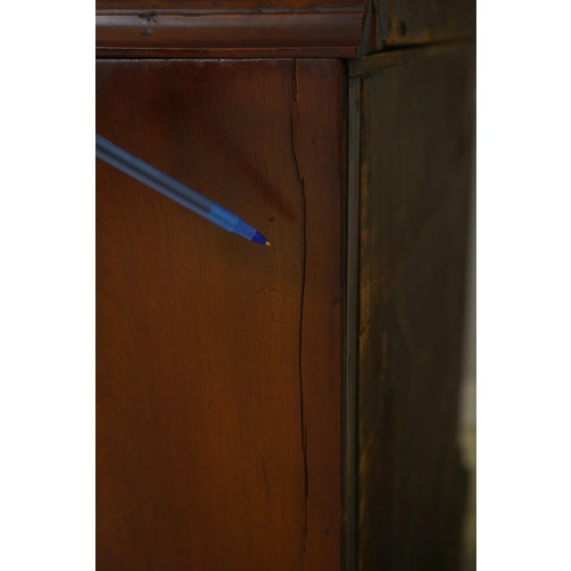Antique 18th Century Clawfoot Cherry Queen Anne Highboy Chest on Chest For Sale - Image 12 of 18